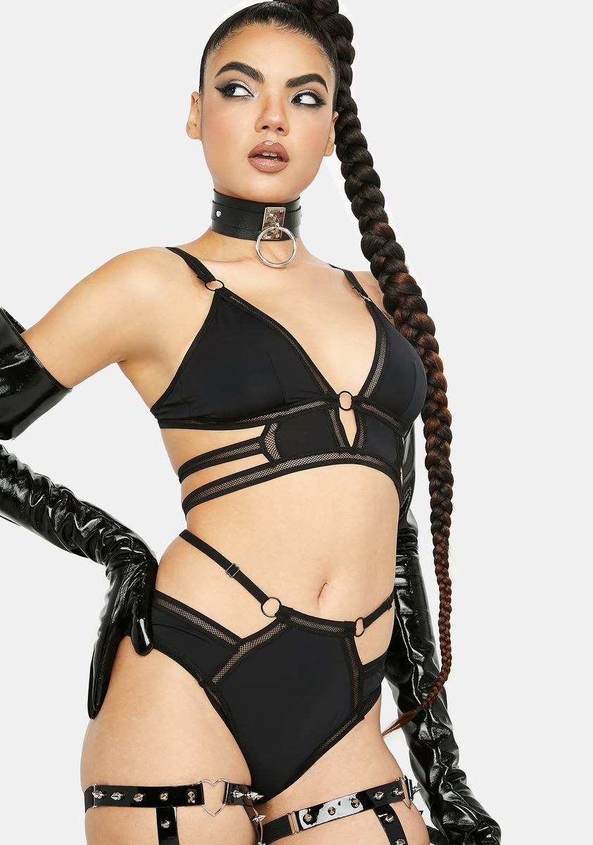 Read Between The Lines Lingerie Set sold by Dolls Kill product image thumbnail 2