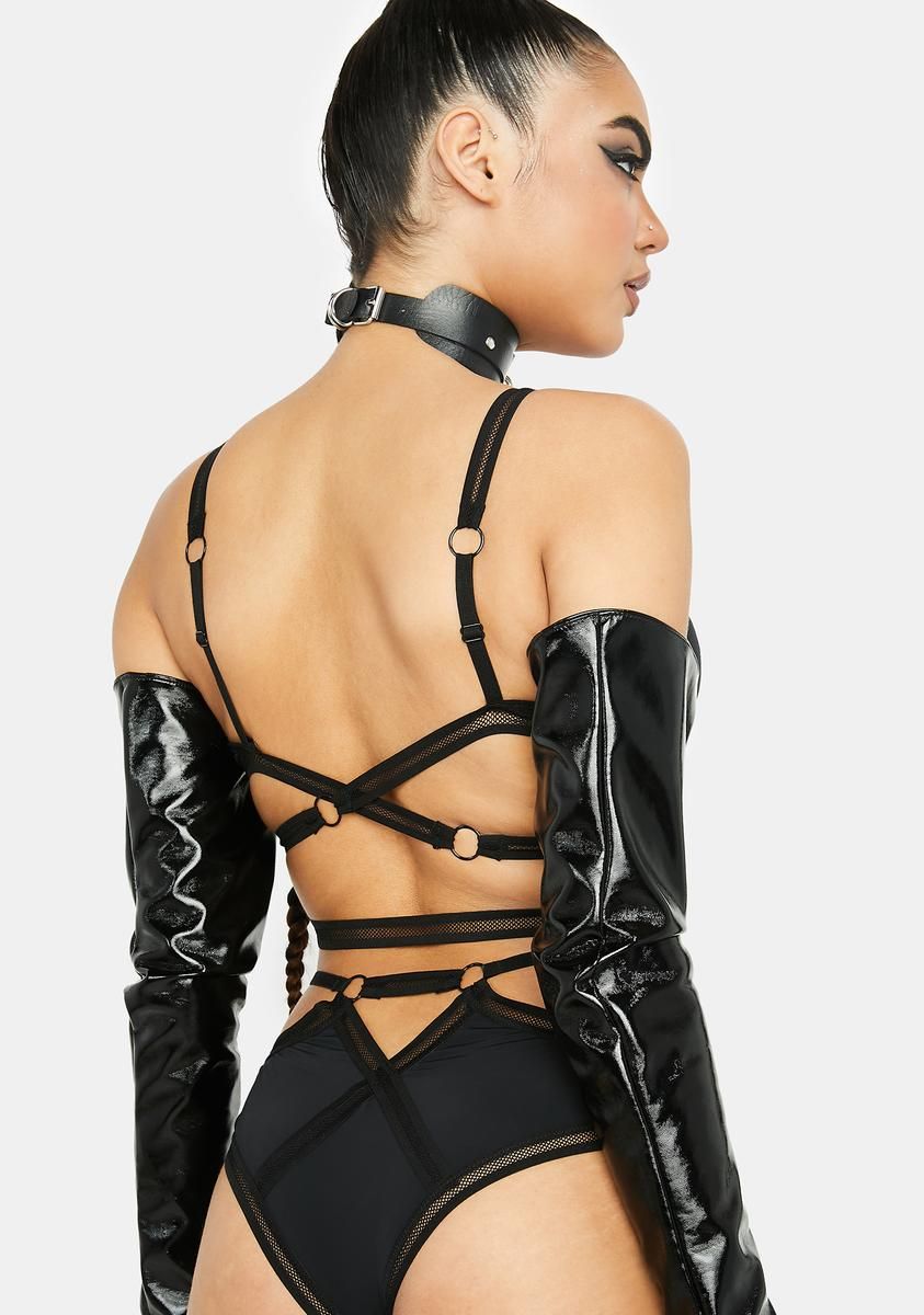 Read Between The Lines Lingerie Set sold by Dolls Kill product image thumbnail 4