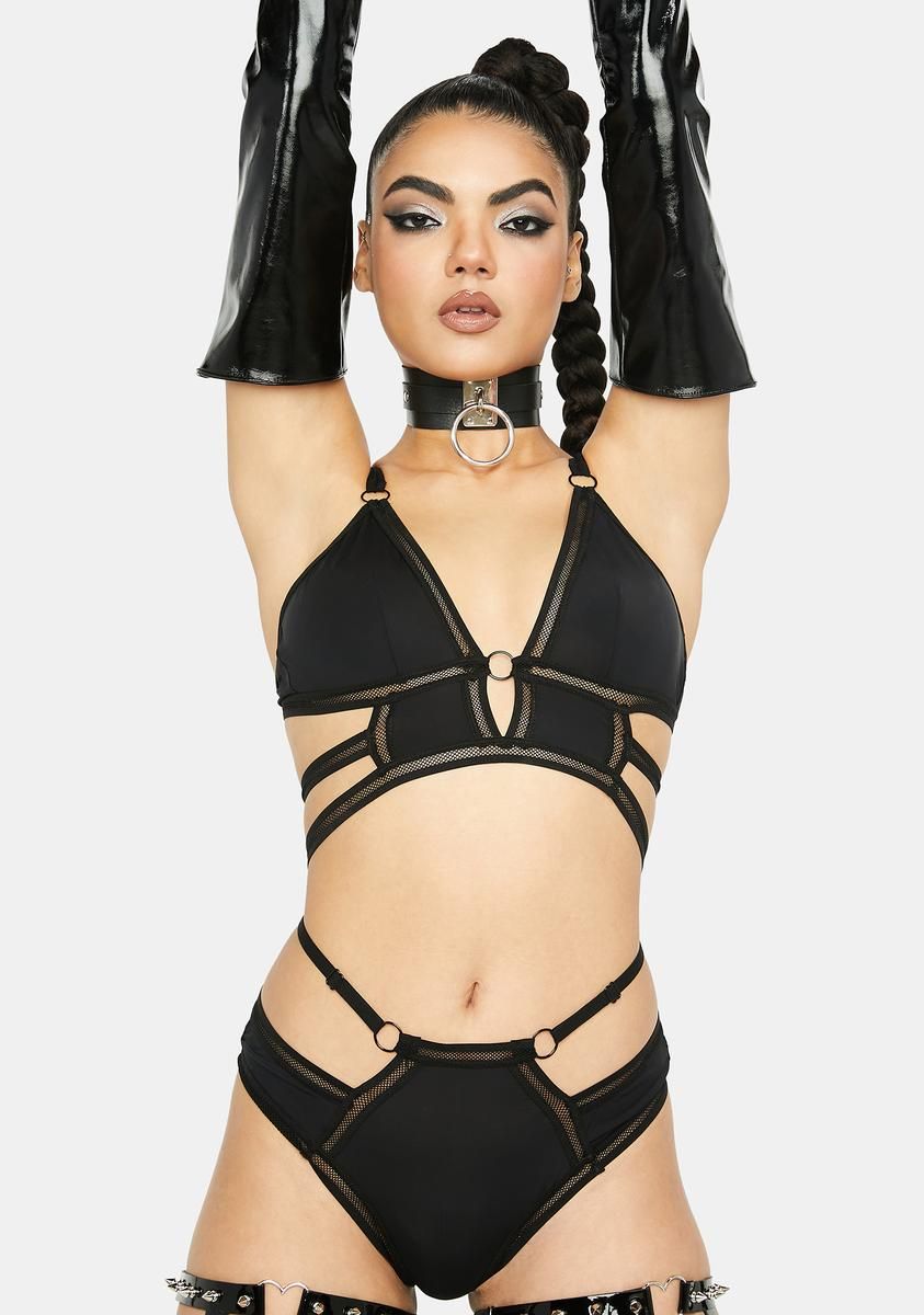 Read Between The Lines Lingerie Set sold by Dolls Kill