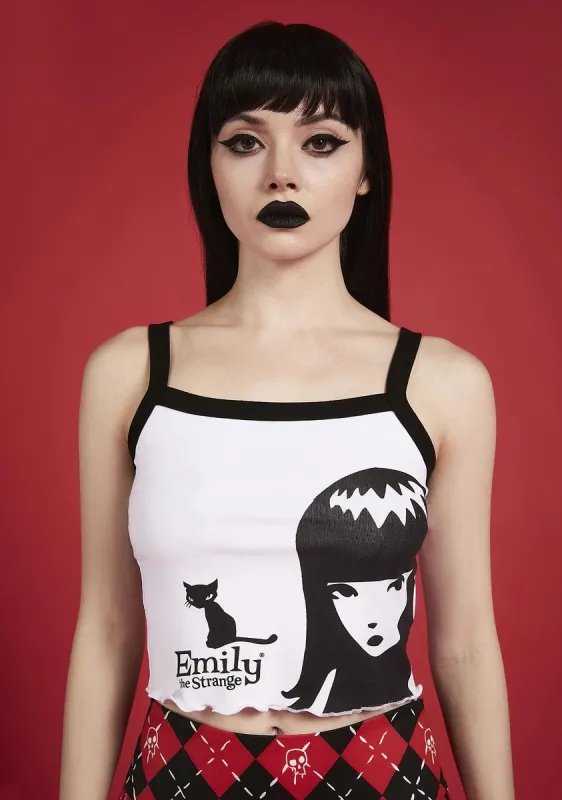 Blank Stares Graphic Tank Top sold by Dolls Kill