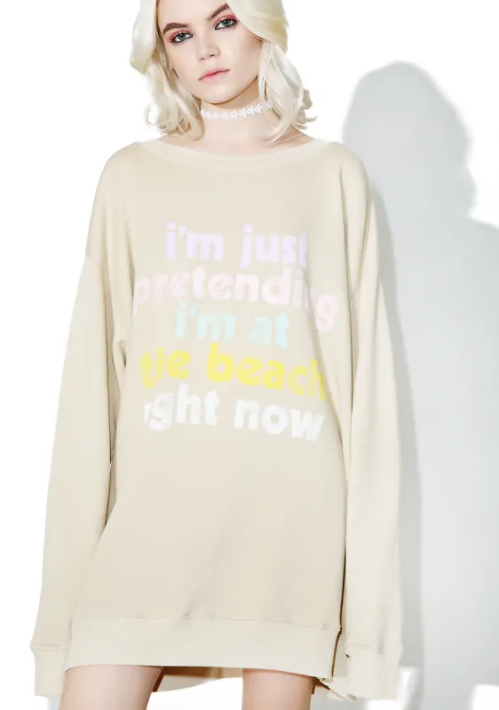 Play Pretend Roadtrip Sweater sold by Dolls Kill