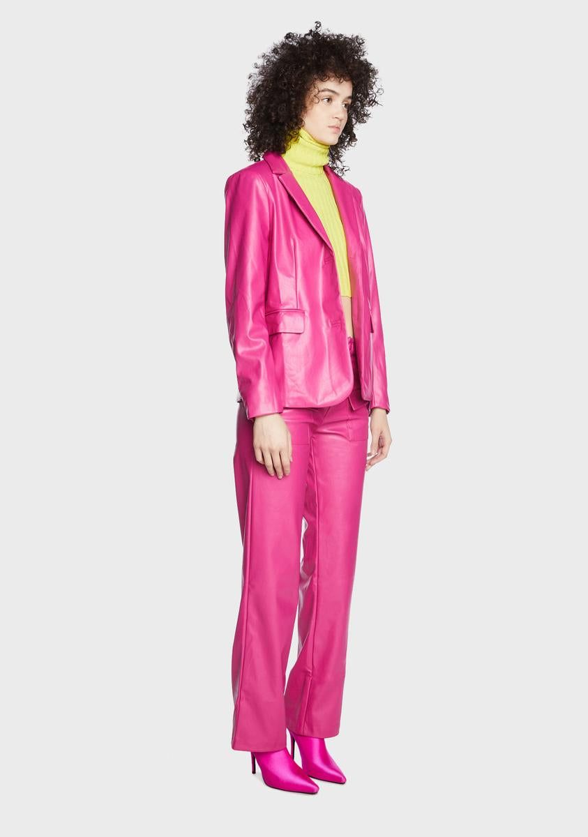 Major Purr Vegan Leather Blazer sold by Dolls Kill product image thumbnail 4