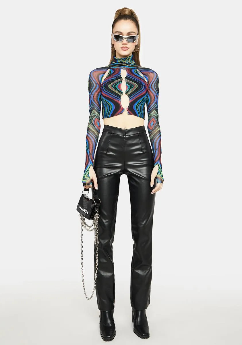 Maui Mesh Turtleneck Top sold by Dolls Kill product image thumbnail 3