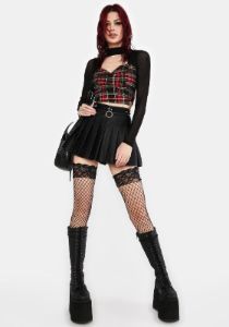 Disgraced Wrap Top sold by Dolls Kill