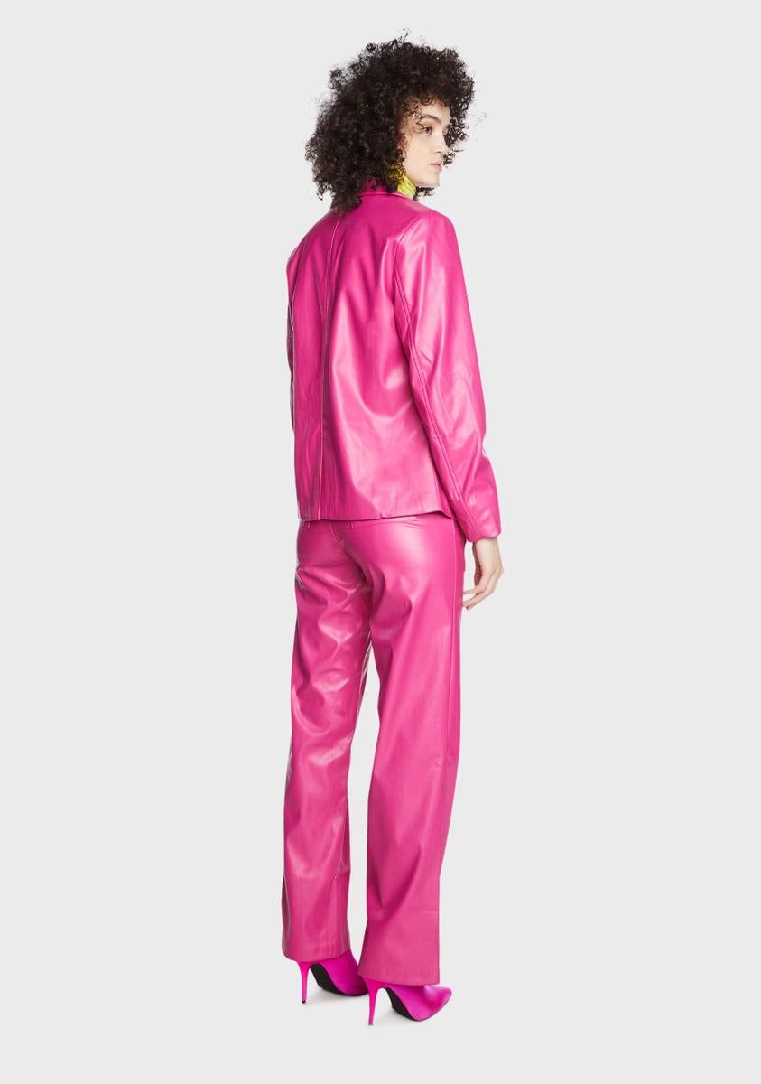 Major Purr Vegan Leather Blazer sold by Dolls Kill product image thumbnail 5