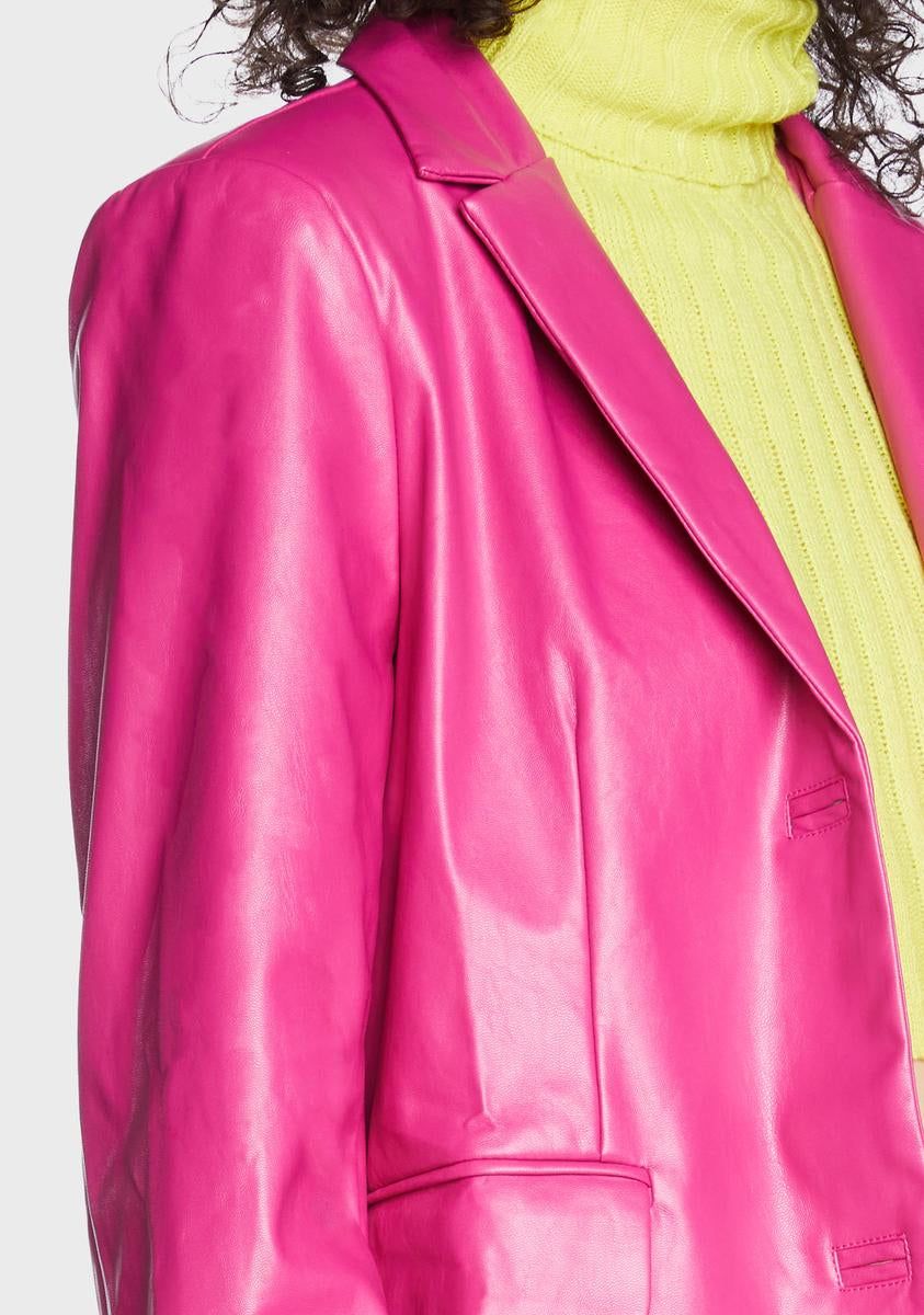 Major Purr Vegan Leather Blazer sold by Dolls Kill product image thumbnail 2