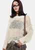 Drop A Hint Knit Top sold by Dolls Kill