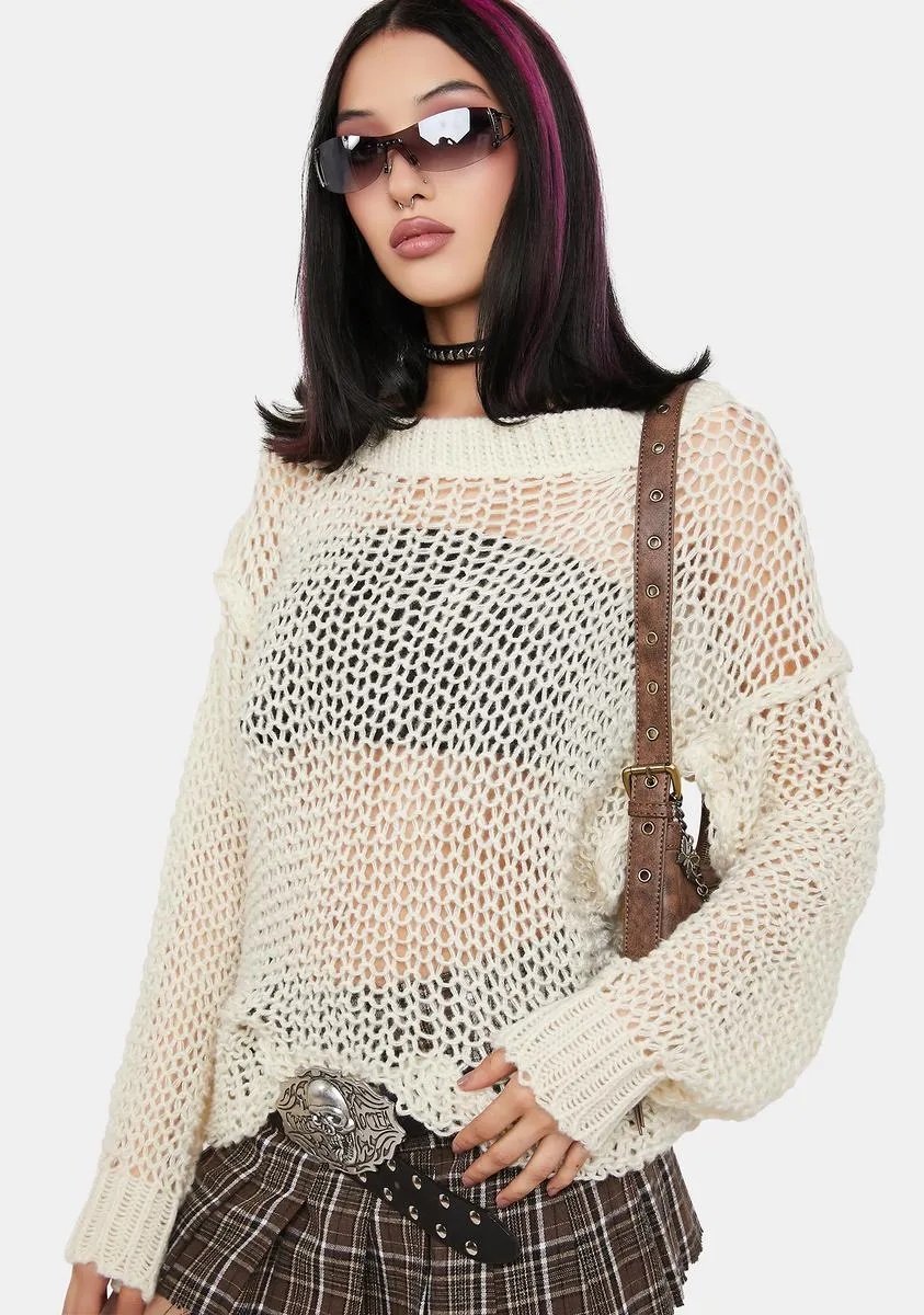 Drop A Hint Knit Top sold by Dolls Kill product image thumbnail 2