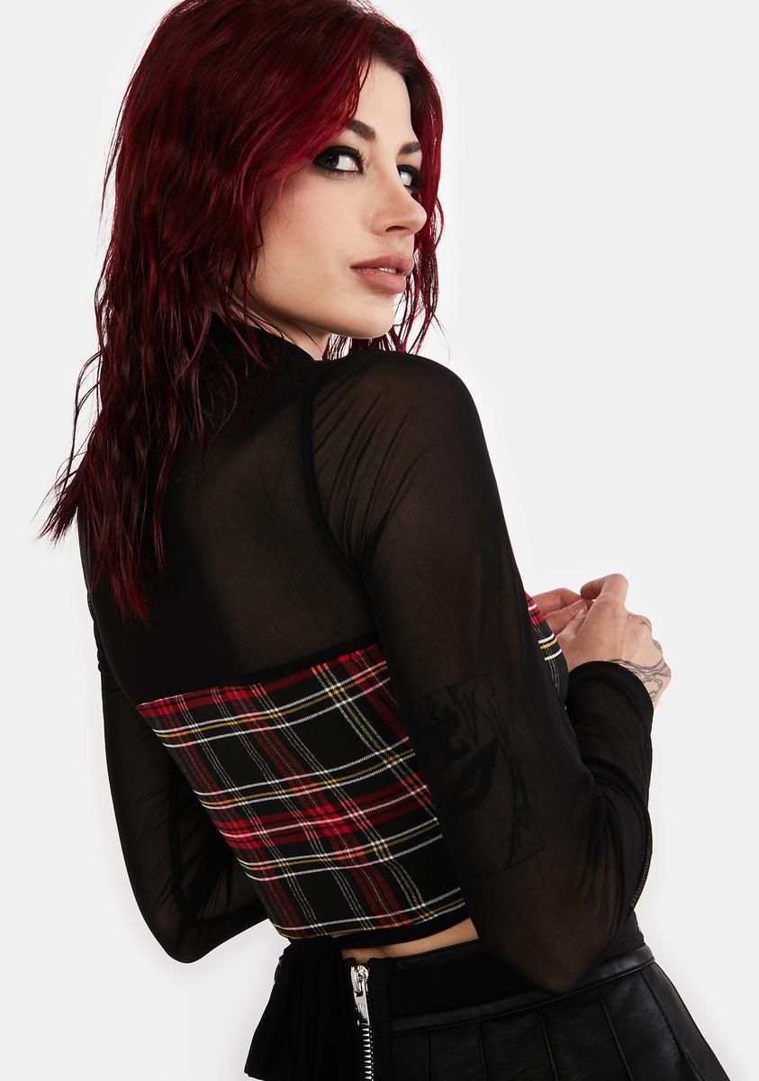 Disgraced Wrap Top sold by Dolls Kill product image thumbnail 4