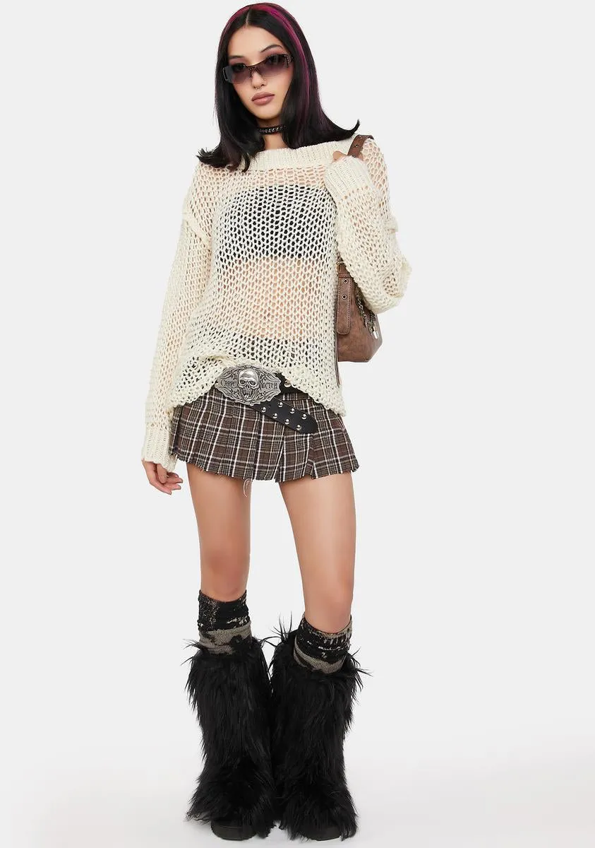 Drop A Hint Knit Top sold by Dolls Kill product image thumbnail 3