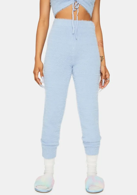 Cool Banana Pancakes Fuzzy Knit Leggings sold by Dolls Kill