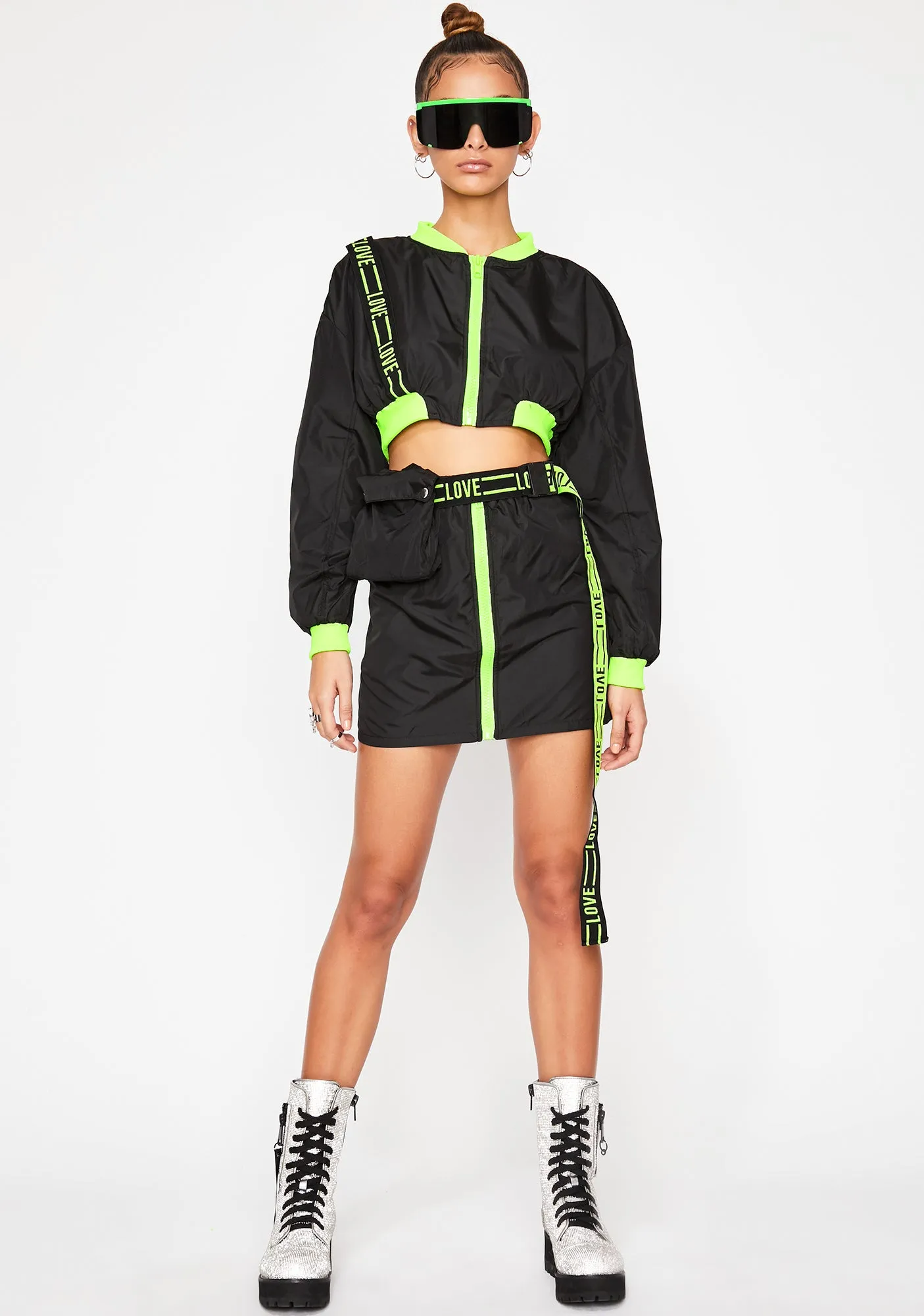 Rave Zone Skirt Set sold by Dolls Kill product image thumbnail 3