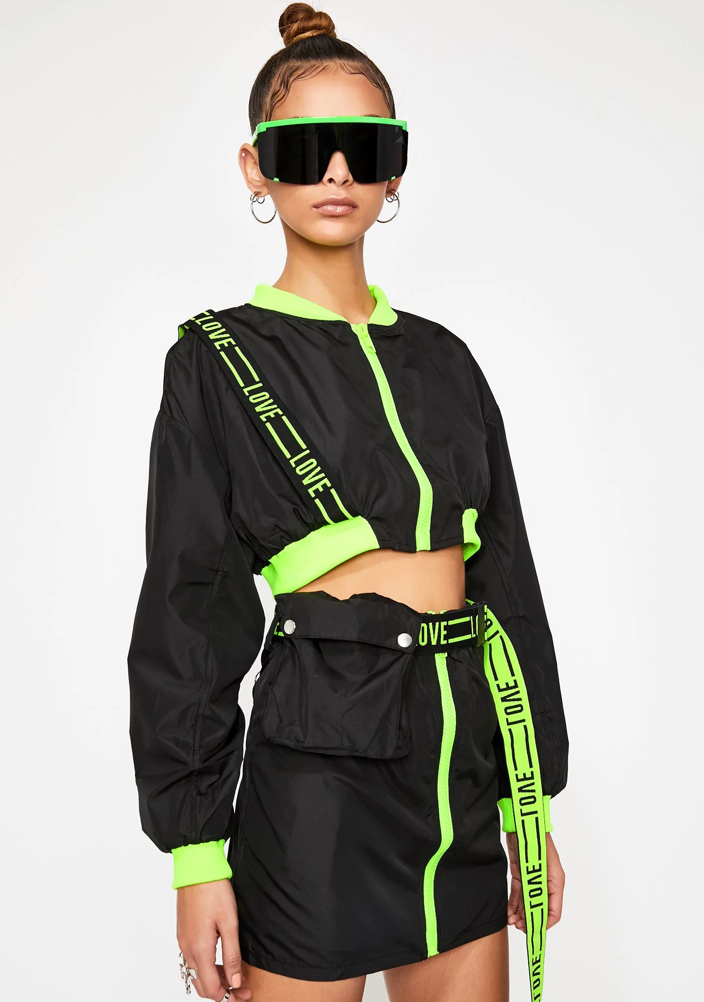 Rave Zone Skirt Set sold by Dolls Kill product image thumbnail 2