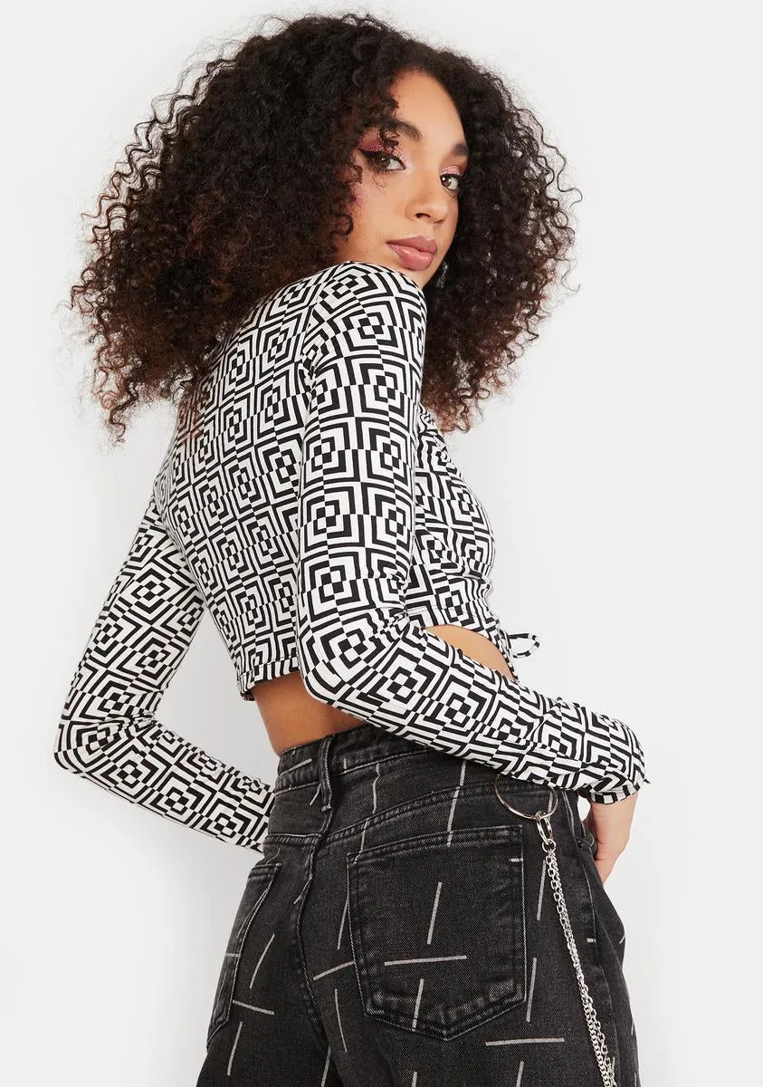 Optic Square Natta Top sold by Dolls Kill product image thumbnail 4