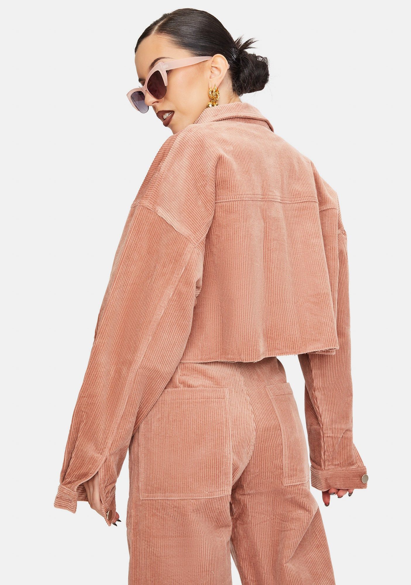 Brick Harriet Corduroy Jacket sold by Dolls Kill product image thumbnail 4