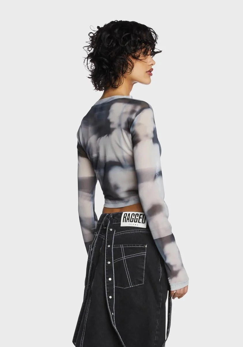 Division Mesh Top sold by Dolls Kill product image thumbnail 3
