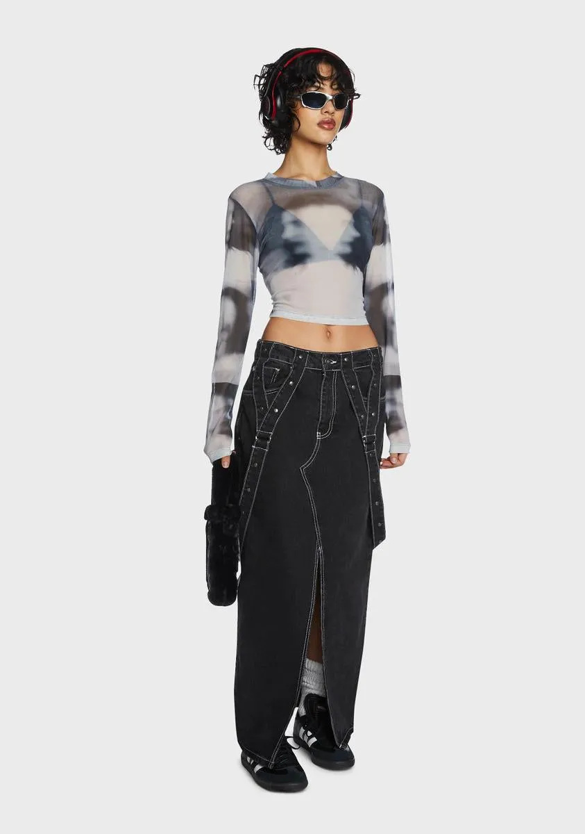 Division Mesh Top sold by Dolls Kill product image thumbnail 4