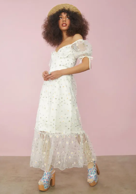 Come Away With Me Daisy Maxi Dress sold by Dolls Kill