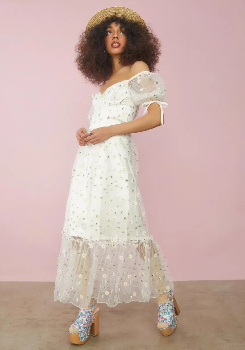 Come Away With Me Daisy Maxi Dress sold by Dolls Kill