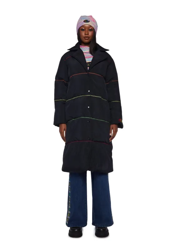 Retro Odyssey Puffer Coat sold by Dolls Kill