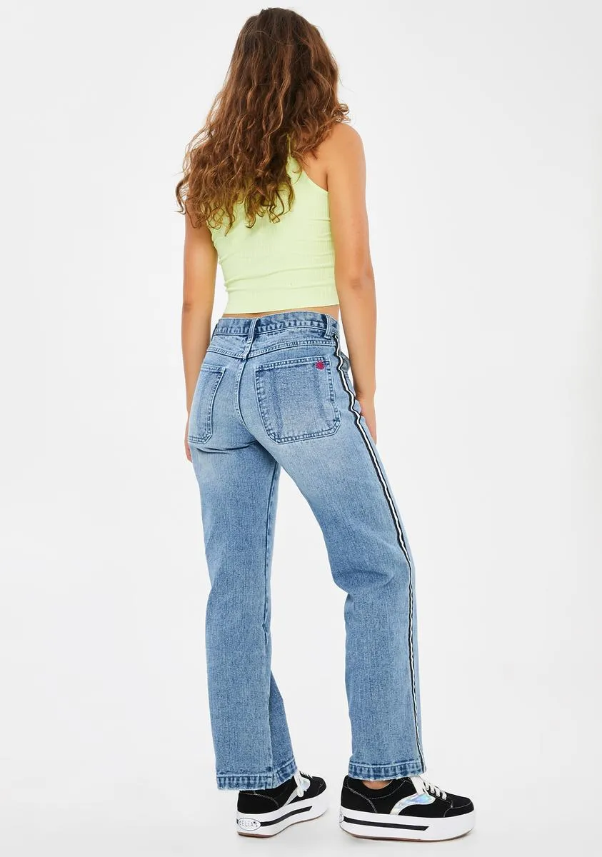 90's Fever Wide Leg Jeans sold by Dolls Kill product image thumbnail 4