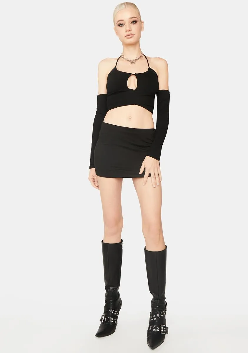 Devious Stares Crop Top sold by Dolls Kill product image thumbnail 3