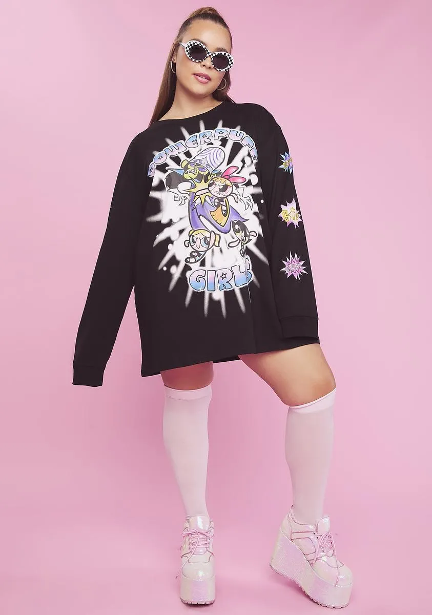 Plus Boom Boom Pow Oversized Graphic Tee sold by Dolls Kill product image thumbnail 3