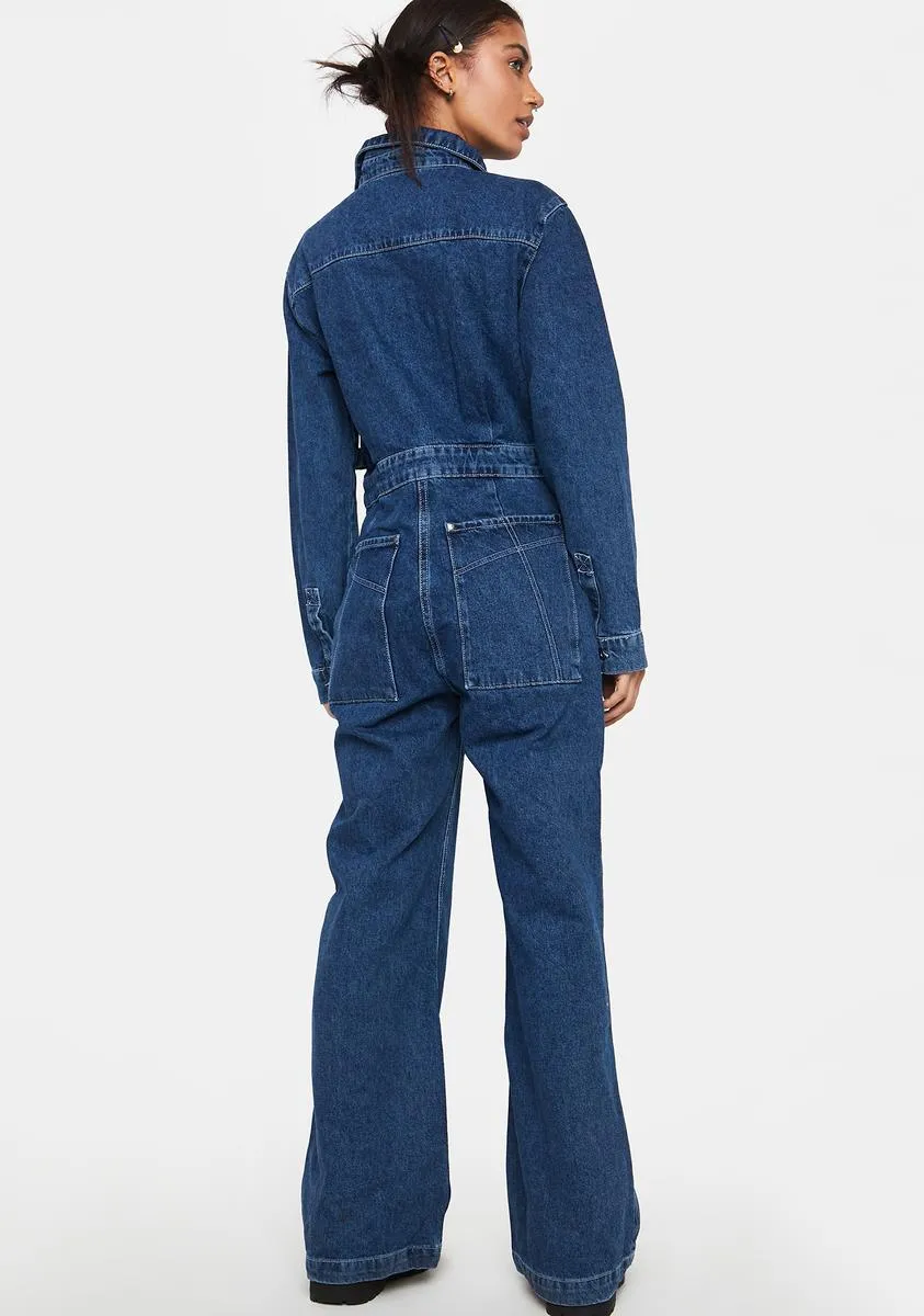 Questioner Denim Boilersuit sold by Dolls Kill product image thumbnail 4