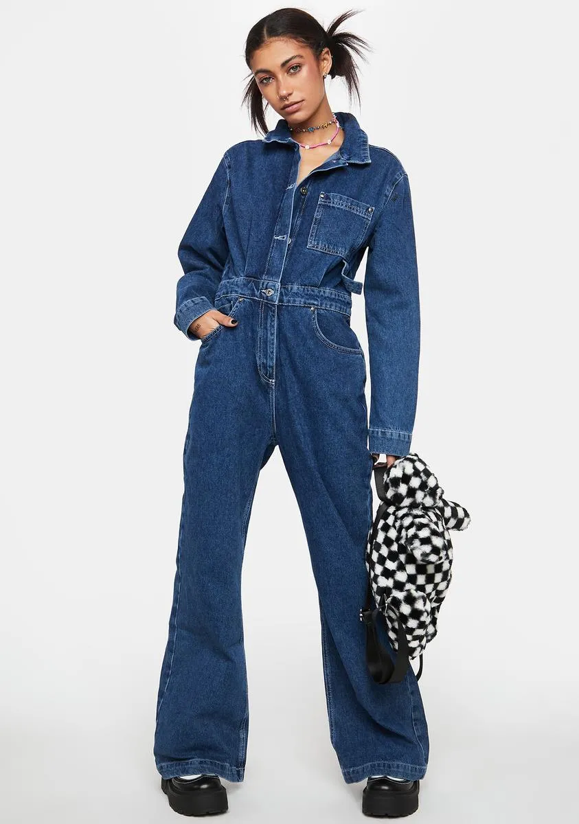 Questioner Denim Boilersuit sold by Dolls Kill
