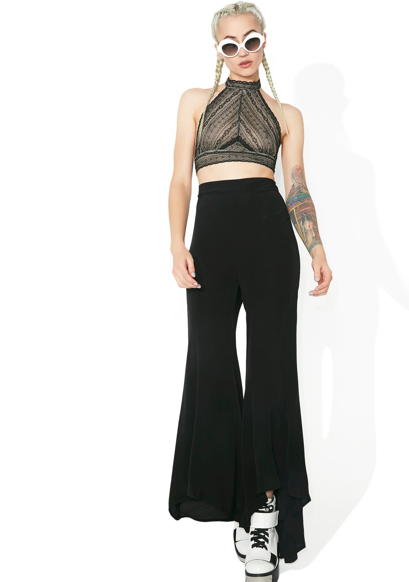 Smoke Subtle Affection Halter Bralette sold by Dolls Kill product image thumbnail 5