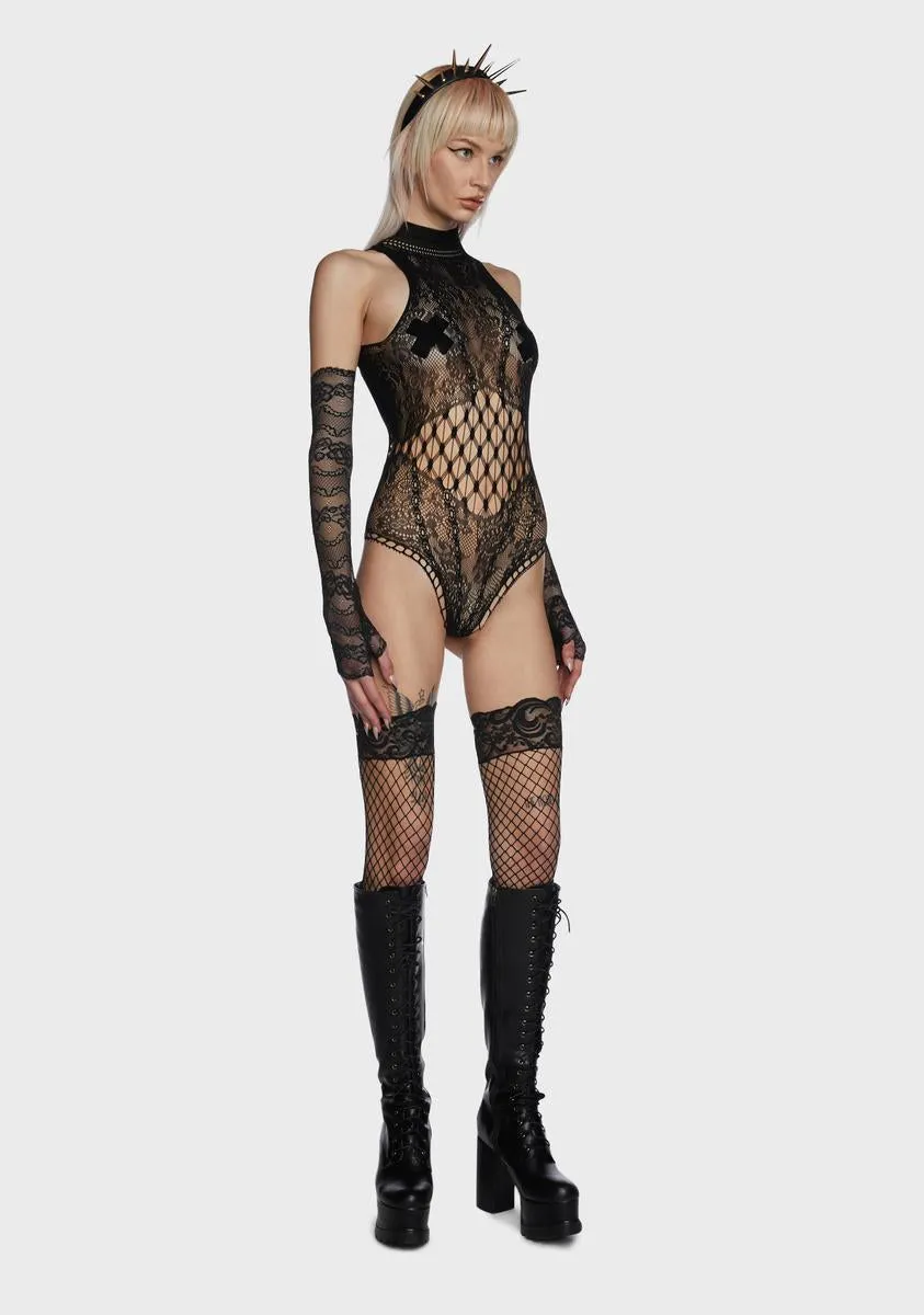 Ever Wonder Fishnet Bodysuit sold by Dolls Kill product image thumbnail 5
