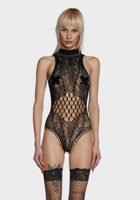 Ever Wonder Fishnet Bodysuit sold by Dolls Kill
