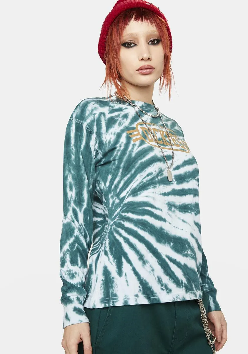 Tie Dye Long Sleeve Boyfriend Tee sold by Dolls Kill product image thumbnail 2