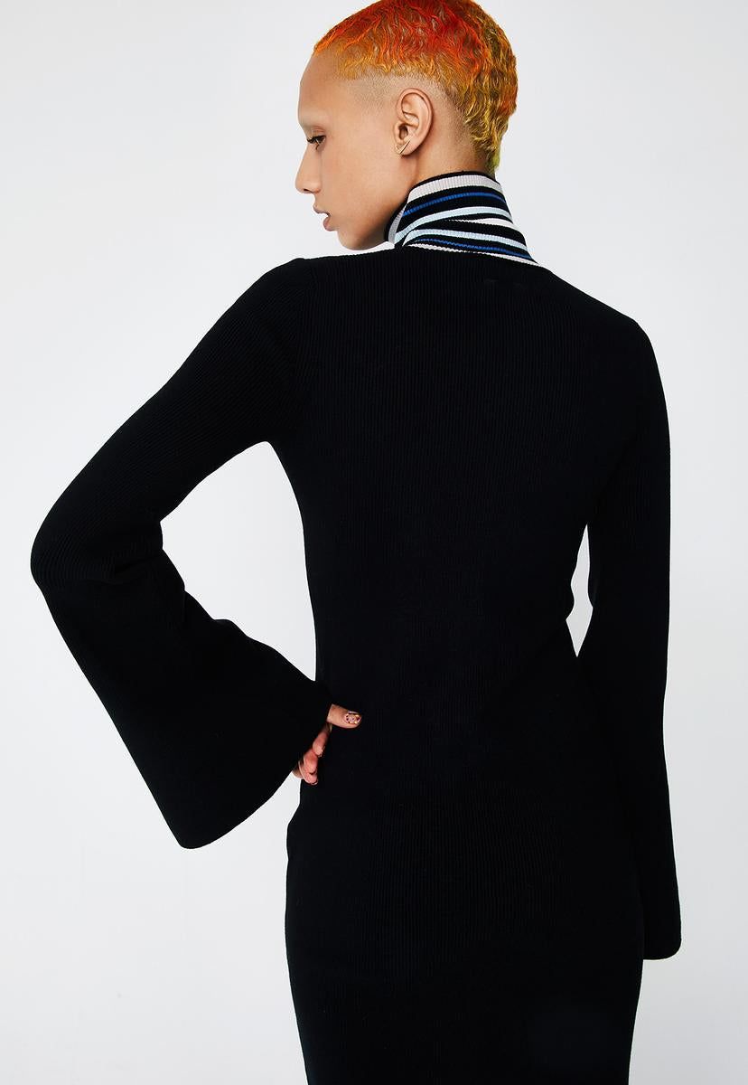 FENTY PUMA By Rihanna Zip-Up Sweater Maxi Dress sold by Dolls Kill product image thumbnail 4