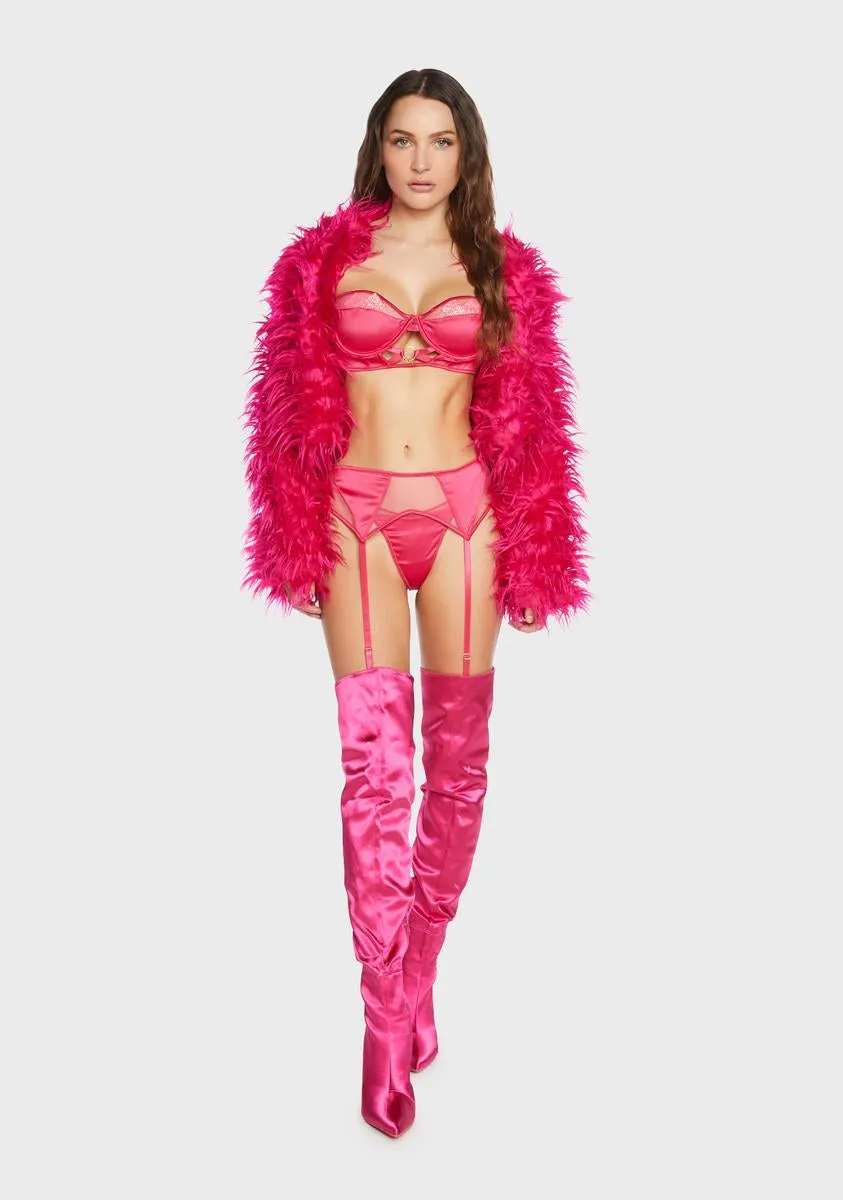 Pink Ring It On Lingerie Set sold by Dolls Kill product image thumbnail 3