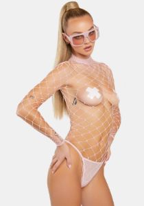 Sweet Dancing All Night Fishnet Bodystocking sold by Dolls Kill