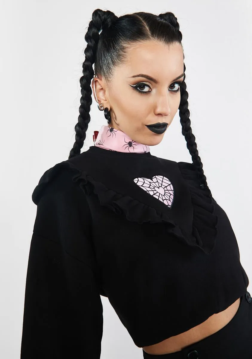 Perfect Phantom Crewneck Sweater sold by Dolls Kill