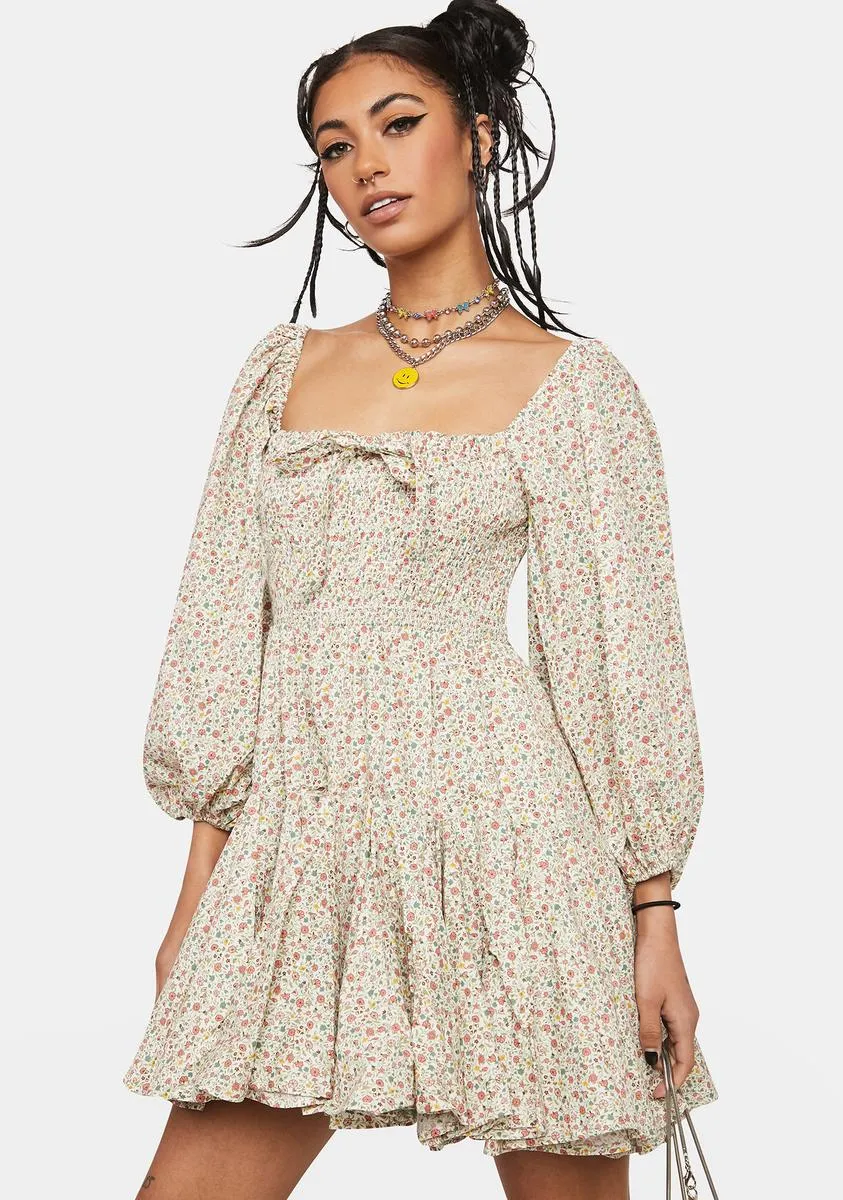 Come This Way Floral Mini Dress sold by Dolls Kill product image thumbnail 2