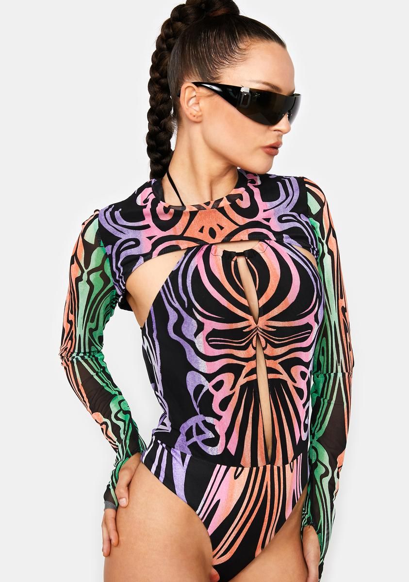 Liya Mesh Bodysuit Set sold by Dolls Kill product image thumbnail 3