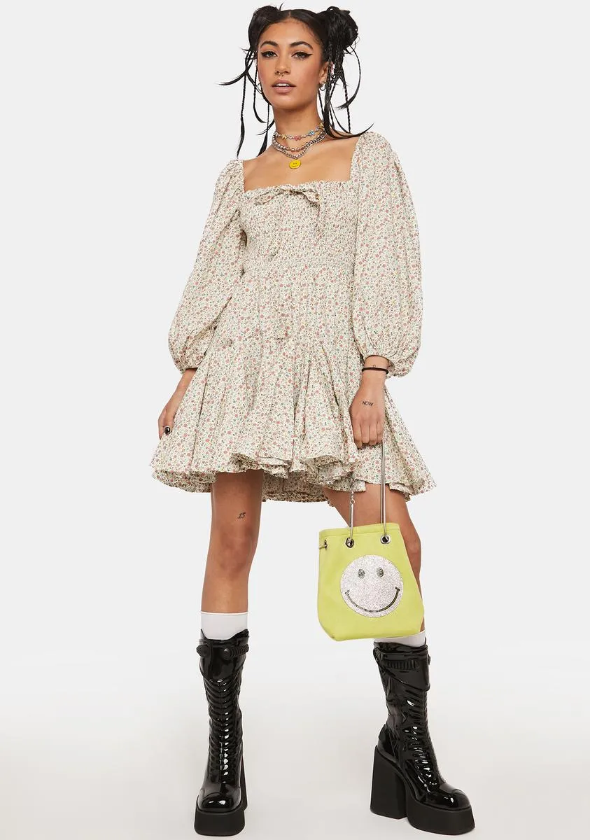 Come This Way Floral Mini Dress sold by Dolls Kill product image thumbnail 3