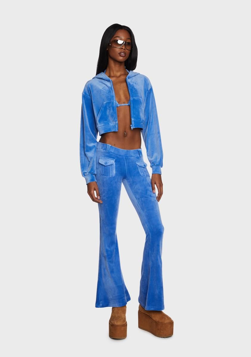 Royal Media Hottie Velour Tracksuit Set sold by Dolls Kill product image thumbnail 5