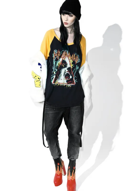 Hysteria Raglan Tee sold by Dolls Kill