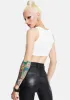 Valued Highly Ribbed Crop Tank sold by Dolls Kill