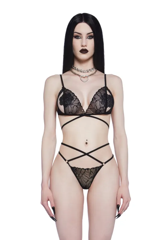 Desires In The City Lingerie Set sold by Dolls Kill