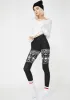 Skull And Snowflakes Christmas Sweater Leggings sold by Dolls Kill