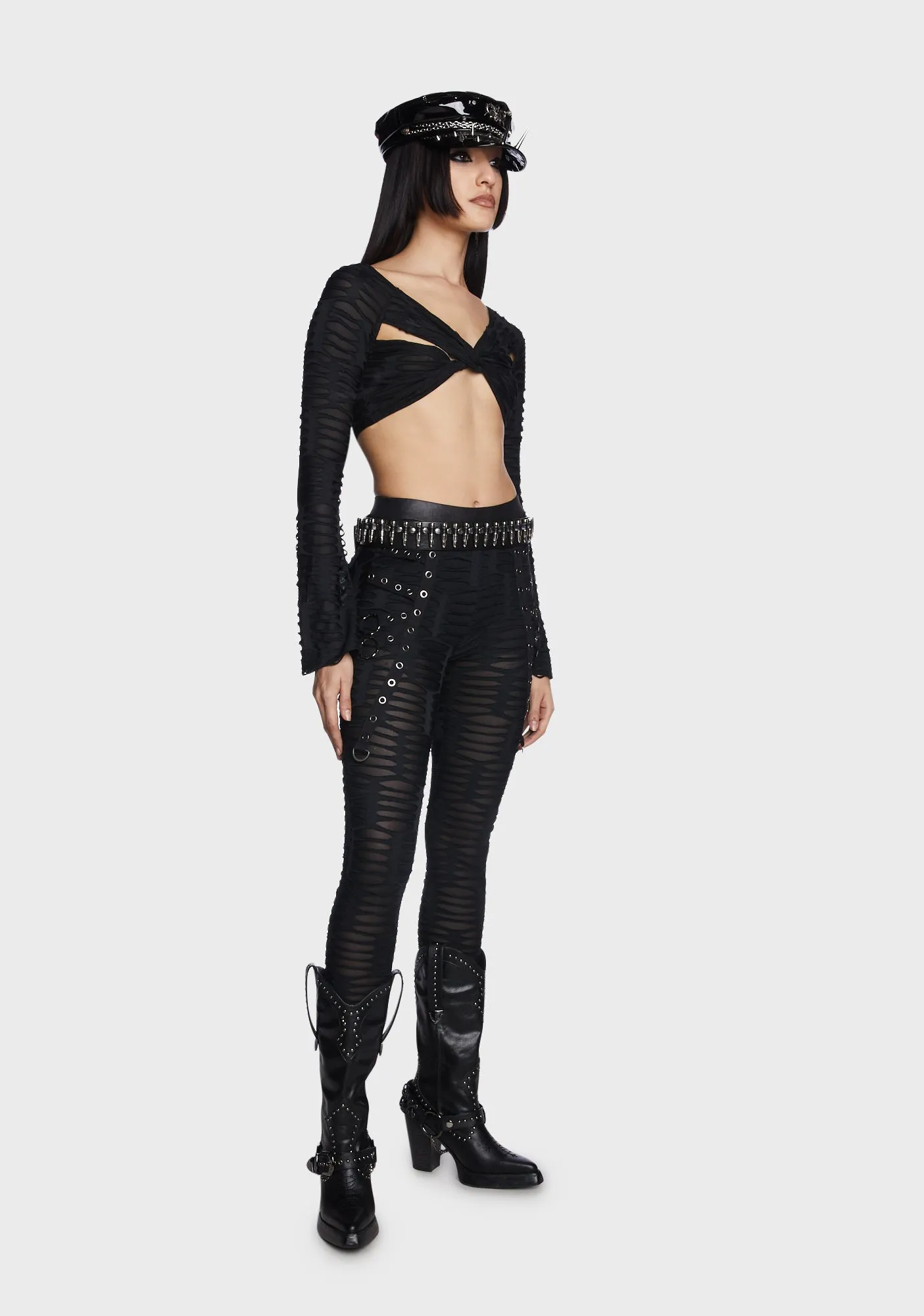 Goth Decayed Leggings sold by Dolls Kill product image thumbnail 3