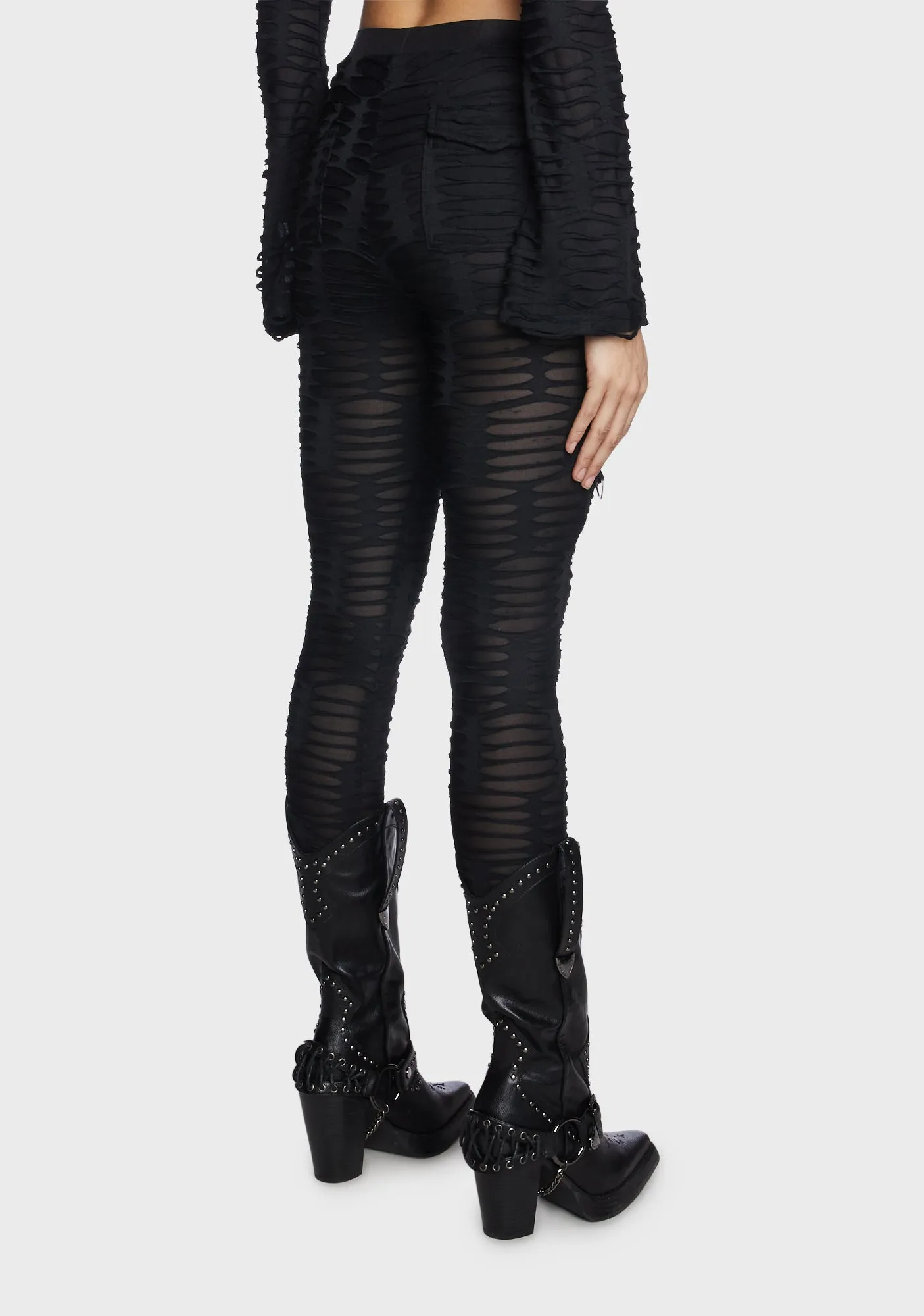 Goth Decayed Leggings sold by Dolls Kill product image thumbnail 4
