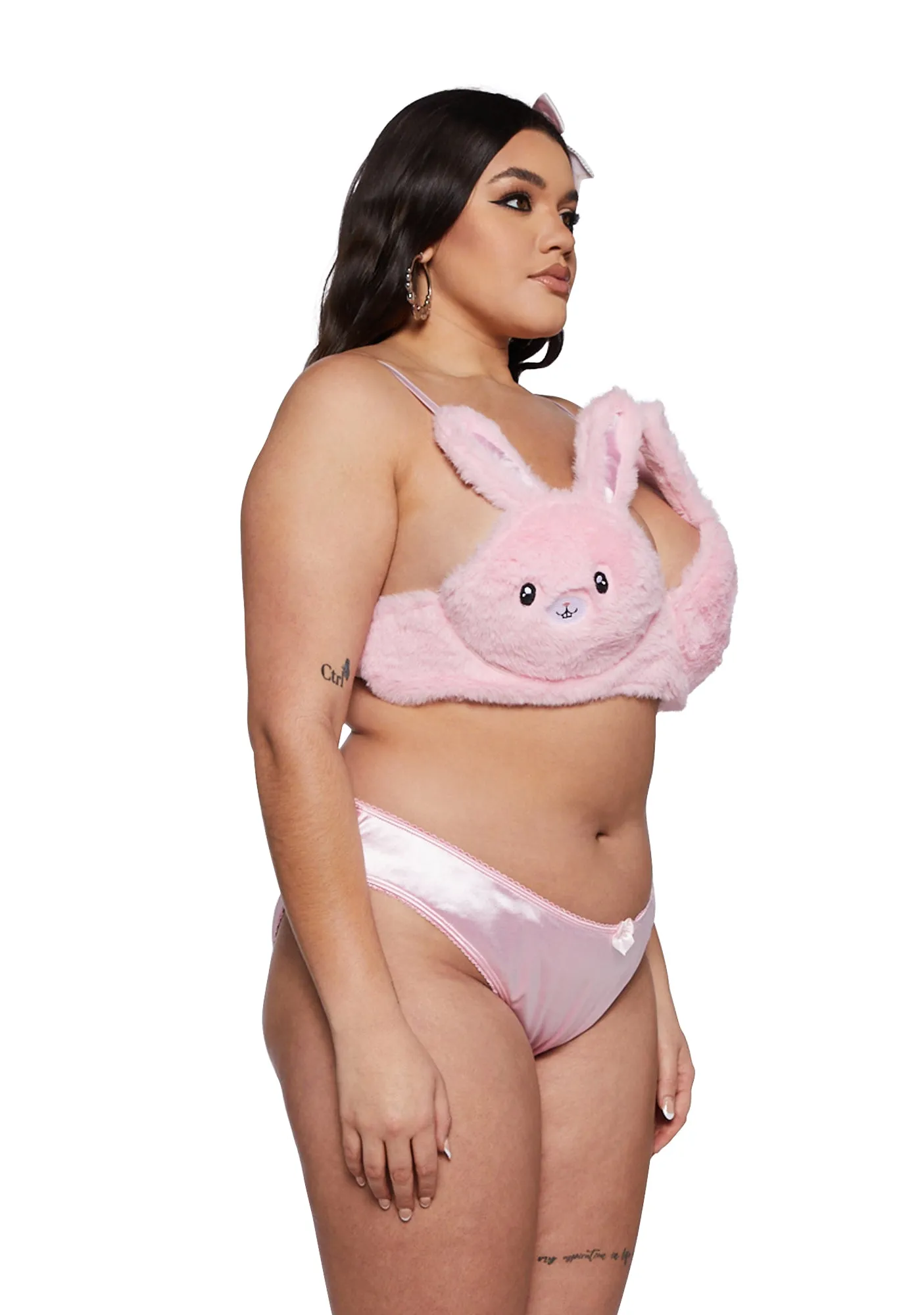 Plus Hop On It Lingerie Set sold by Dolls Kill product image thumbnail 3