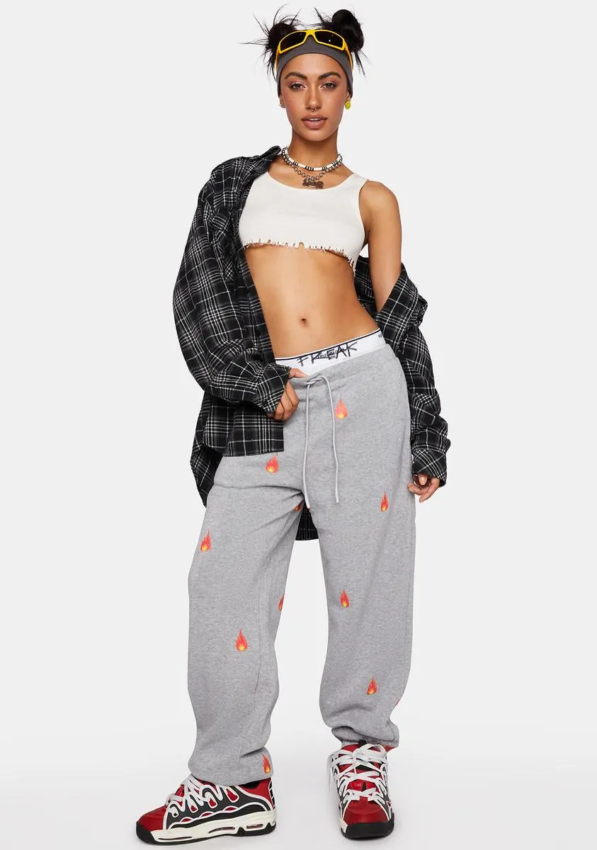 Bring The Heat Sweatpants sold by Dolls Kill product image thumbnail 3