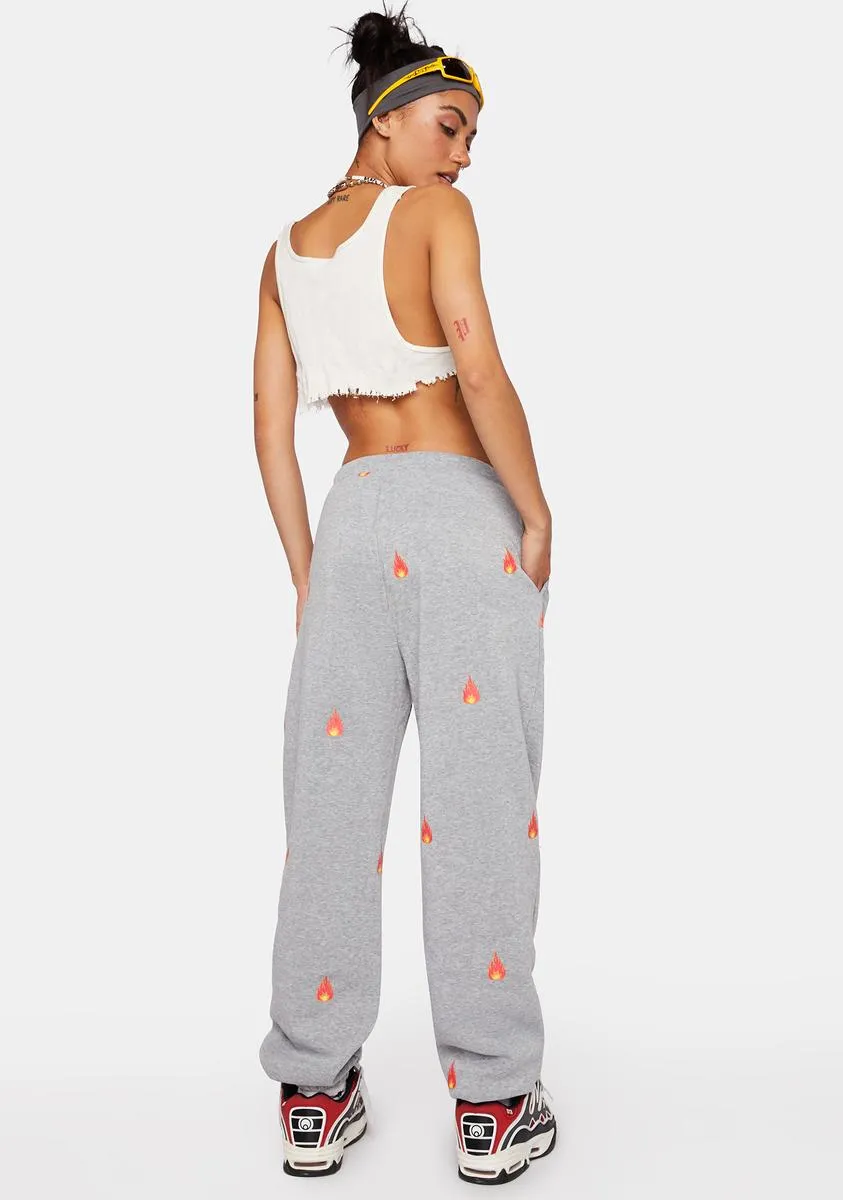Bring The Heat Sweatpants sold by Dolls Kill product image thumbnail 4